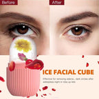 Silicone Ice Cube Roller Massager For Face Eyes And Neck Naturally Conditioning And Skin Care De Puff Eye Bags Reduce Migraine Pain Reusable Massage Silicone Ice Mold